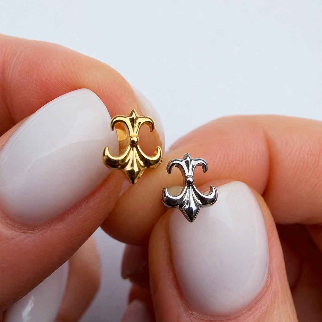 LABRET DO PIERCINGU UCHA SREBRNY – GWINT WEWNĘTRZNY | TYTAN ASTM F-136