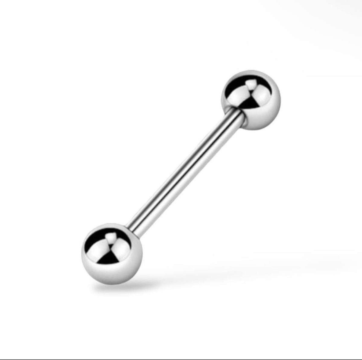 Sztanga tytanowa G23 z gwintem zewnętrznym – złota / srebrna