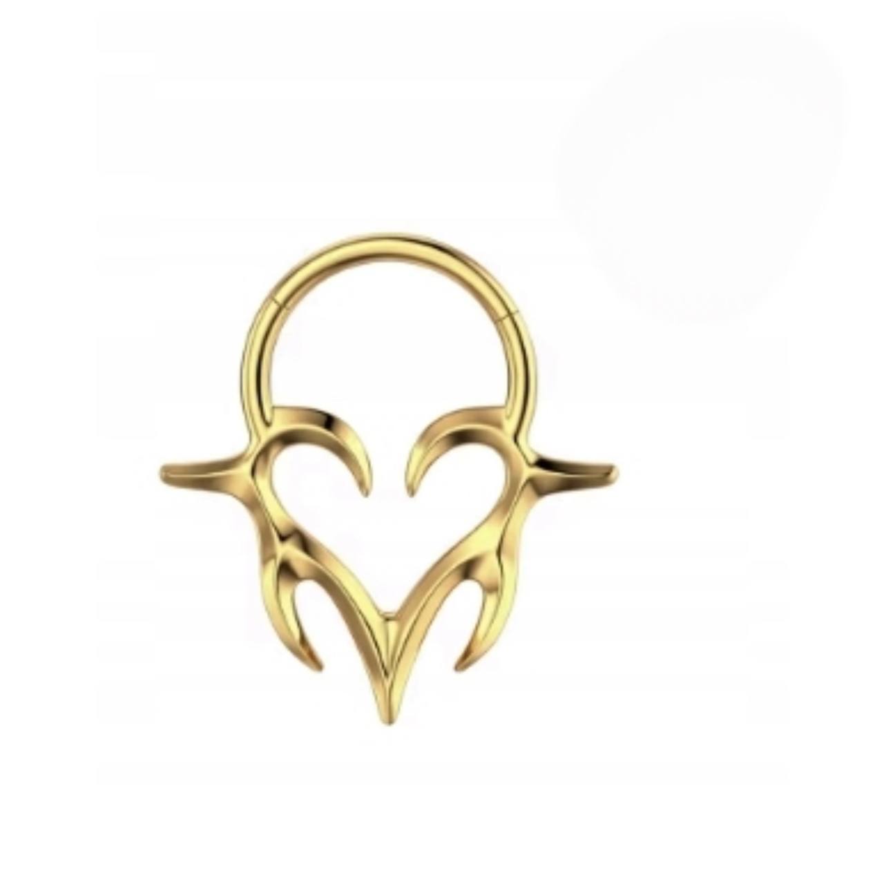 Kółko tytanowe typu Clicker TRIBAL RING G23