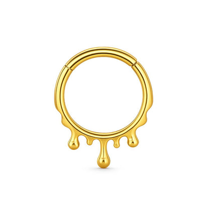 Kółko tytanowe spływających kropli G23 Clicker