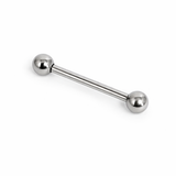 SZTANGA  DO PIERCINGU 1.6 MM TYTANOWA -GWINT ZEWNĘTRZNY SREBRNA