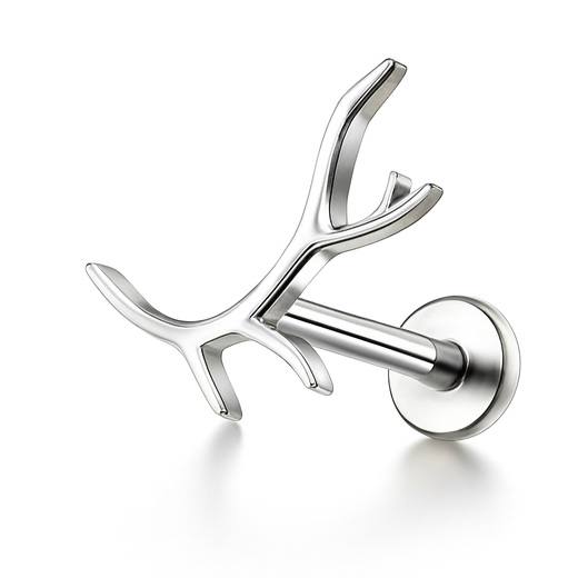 Tytanowy labret G23 kolczyk do piercingu